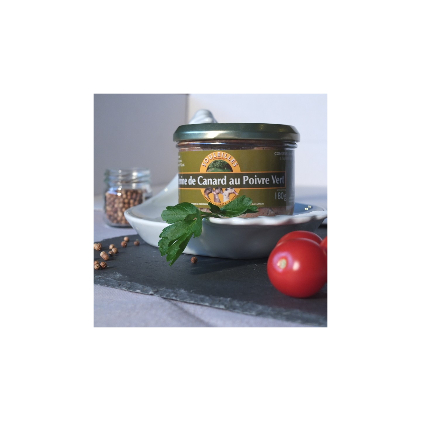 Terrine de magret au poivre vert 180g