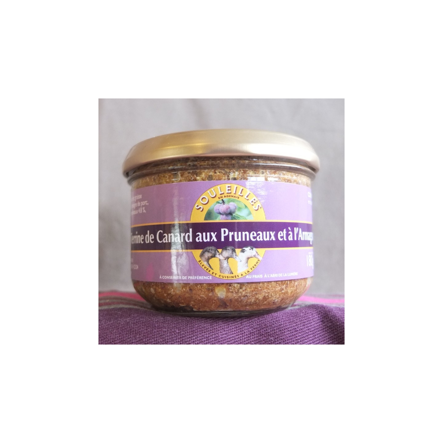 Terrine de magret aux pruneaux et à l'Armagnac 180g