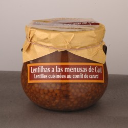 Lentilles au confit de...