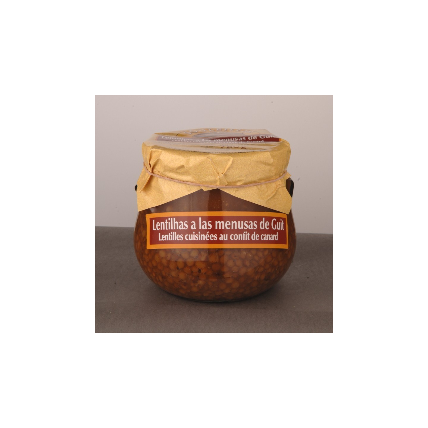 Lentilles au confit de canard 780g