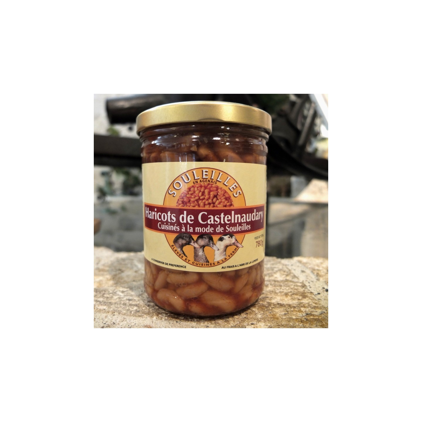 Haricots de Castelnaudary cuisinés à la graisse de canard 780g