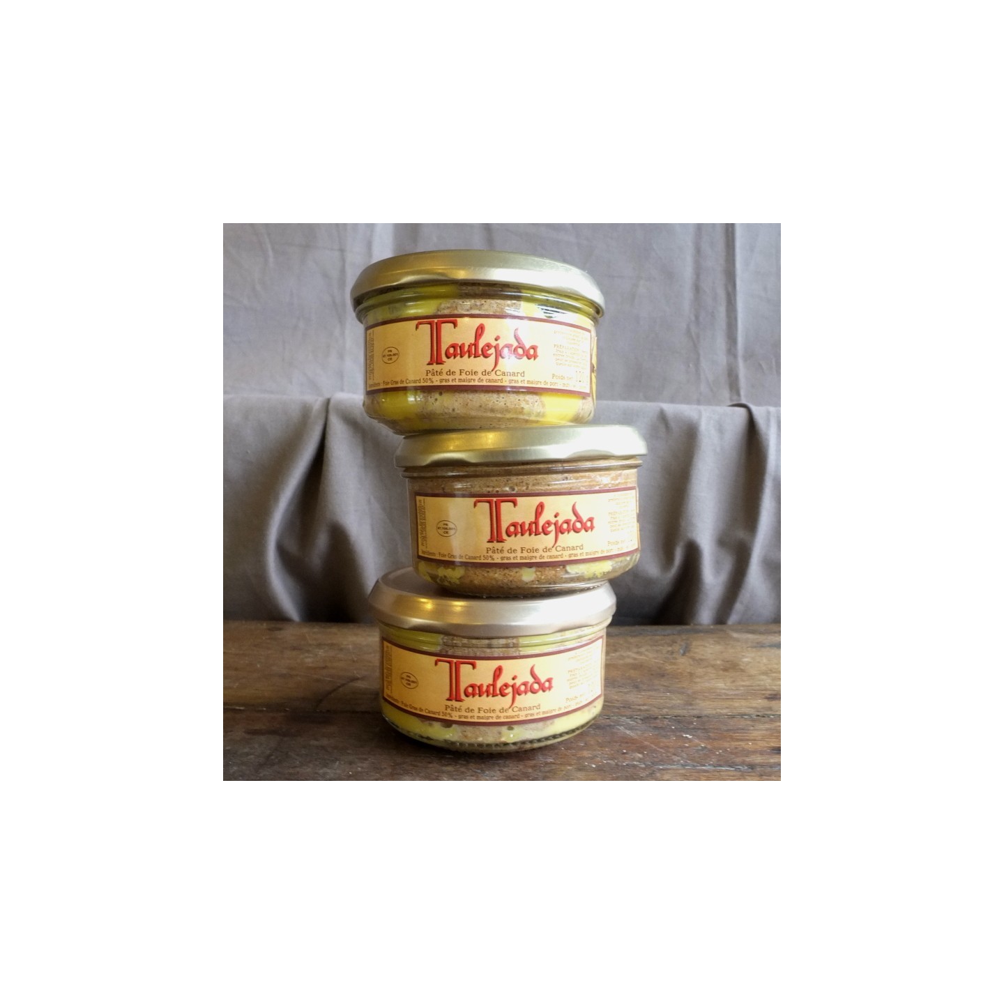 LOT DE 3 TERRINES TAULEJADA 120G