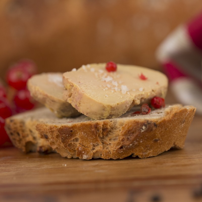 Foie gras de canard entier mi-cuit de 400g - 8 personnes