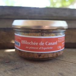 Effilochée de canard au...