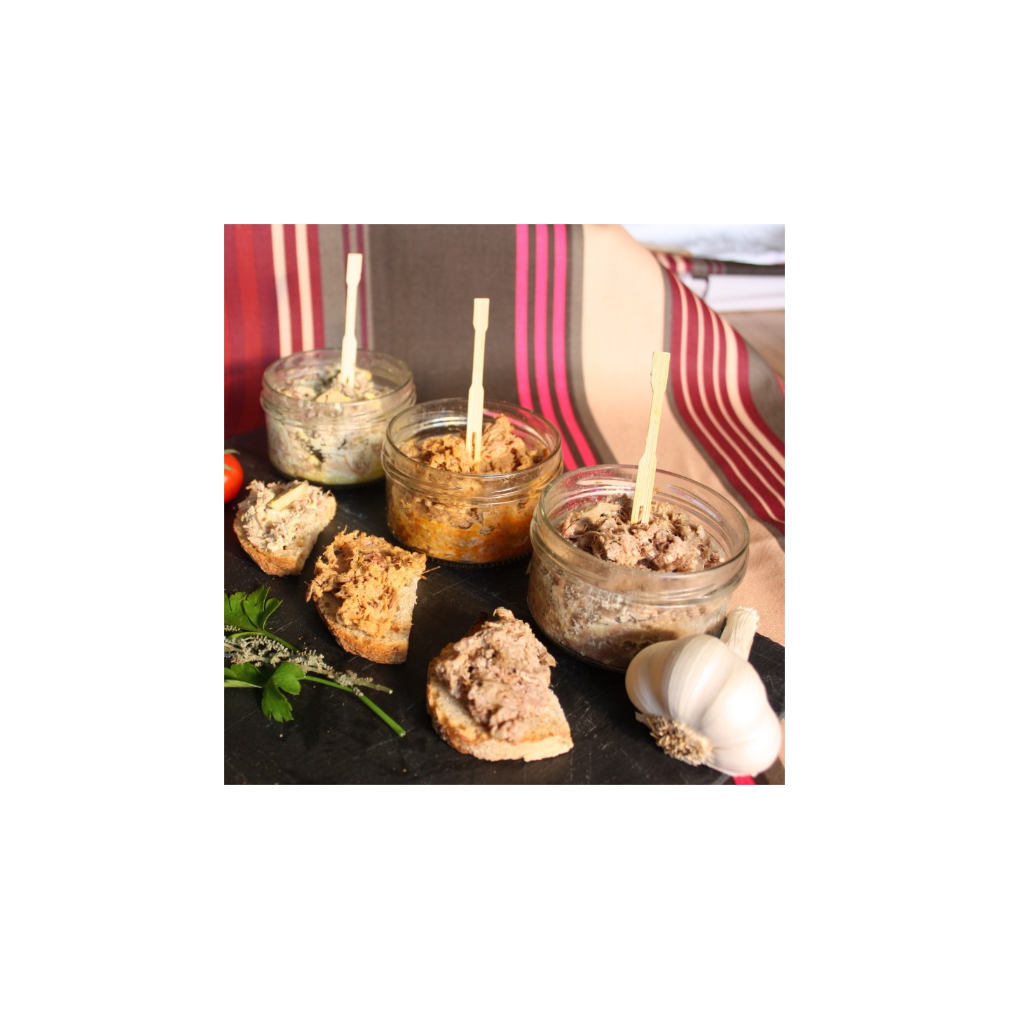 LOT : DÉCLINAISON D'EFFILOCHÉES 120G