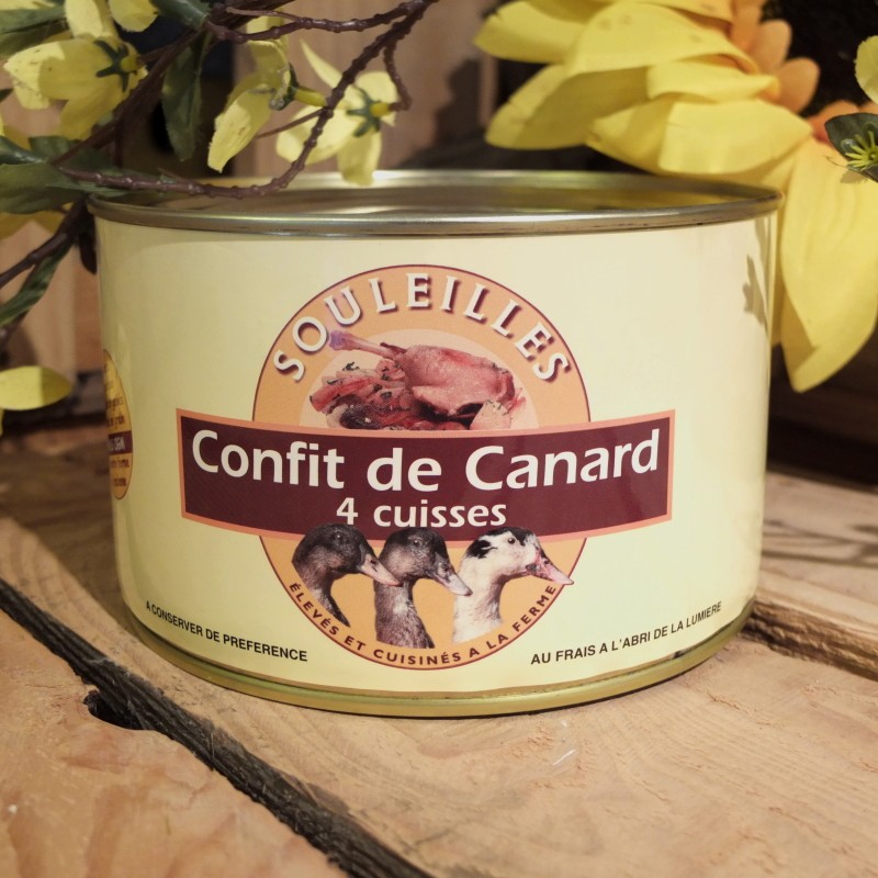 Que faire avec une boite de confit de canard ?