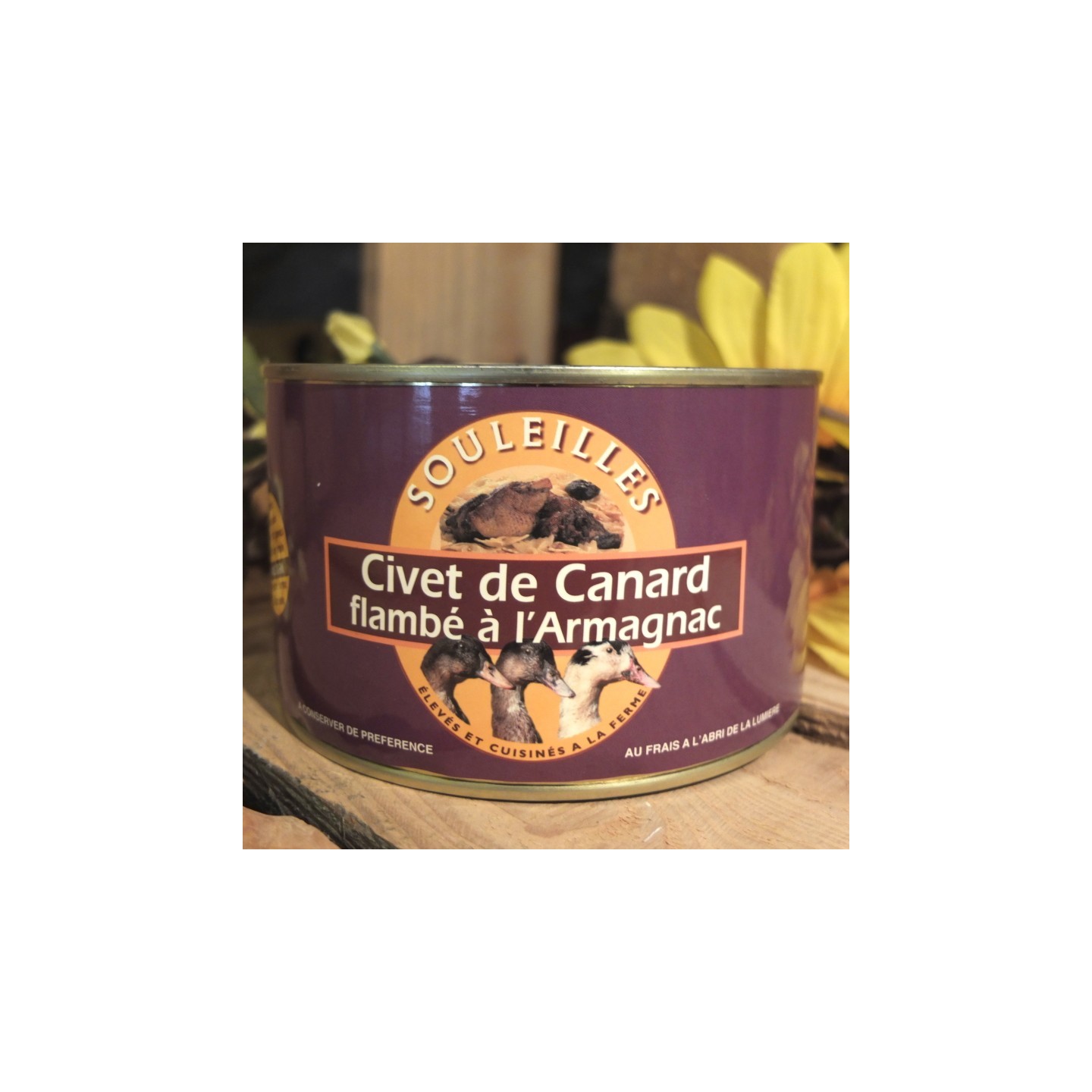 BOITE Civet de canard flambé à l'Armagnac 1450g