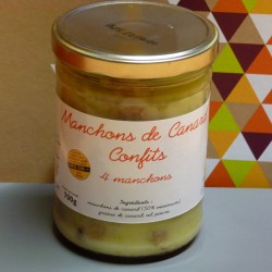 Manchons de canard confits