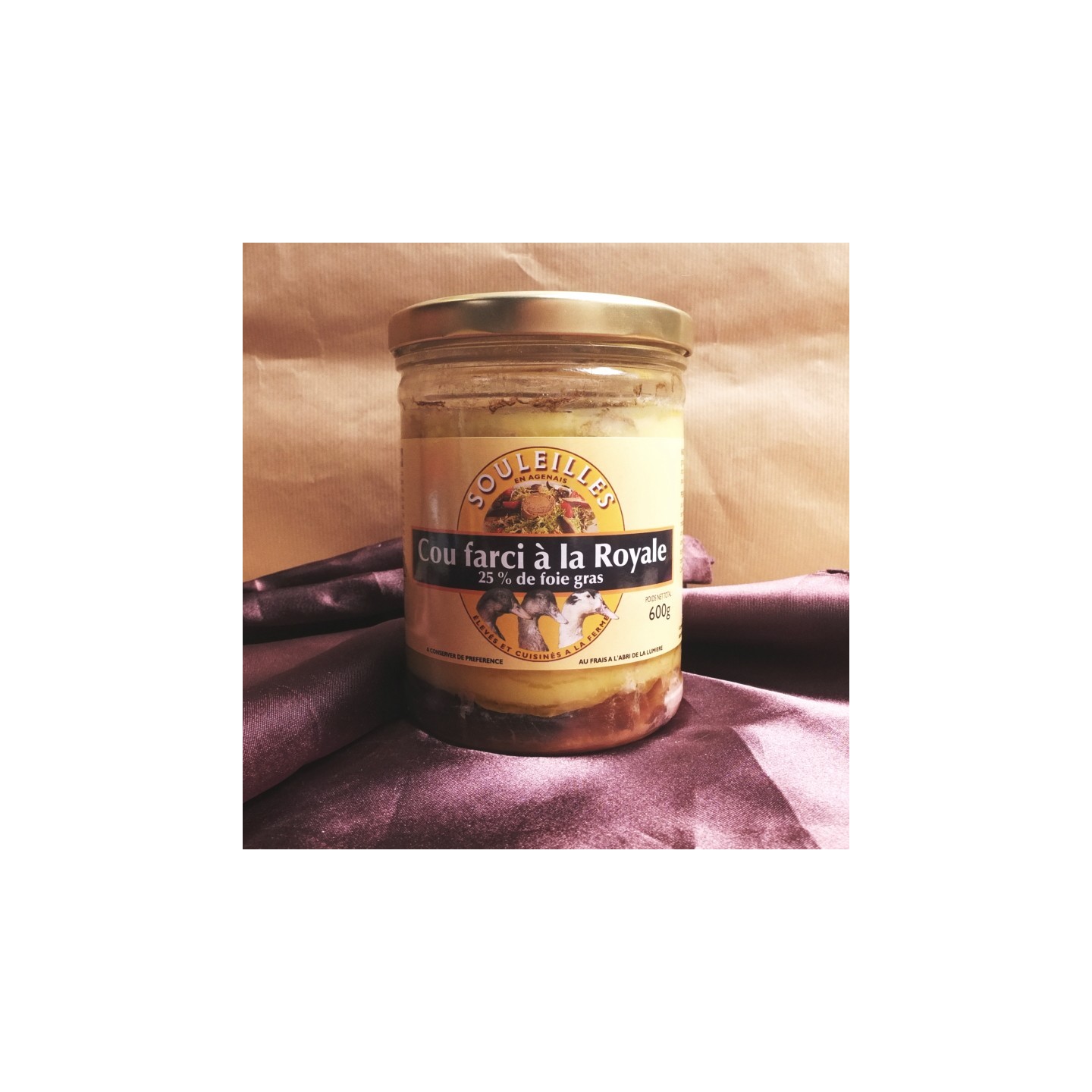 Cou Farci à la Royale 600g