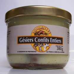 Gésiers confits entiers 380g