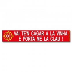 Autocollant Vai-te'n cagar...