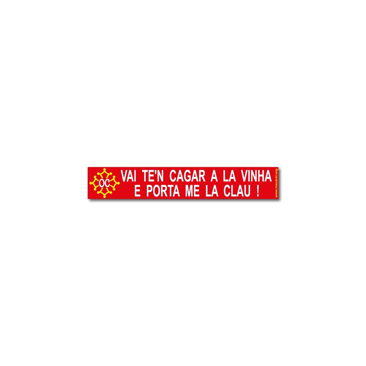 Autocollant Vai-te'n cagar a la vinha