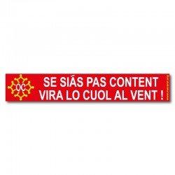 Autocollant Se siás pas...