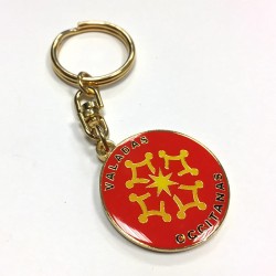 Porte-clés métal rond...
