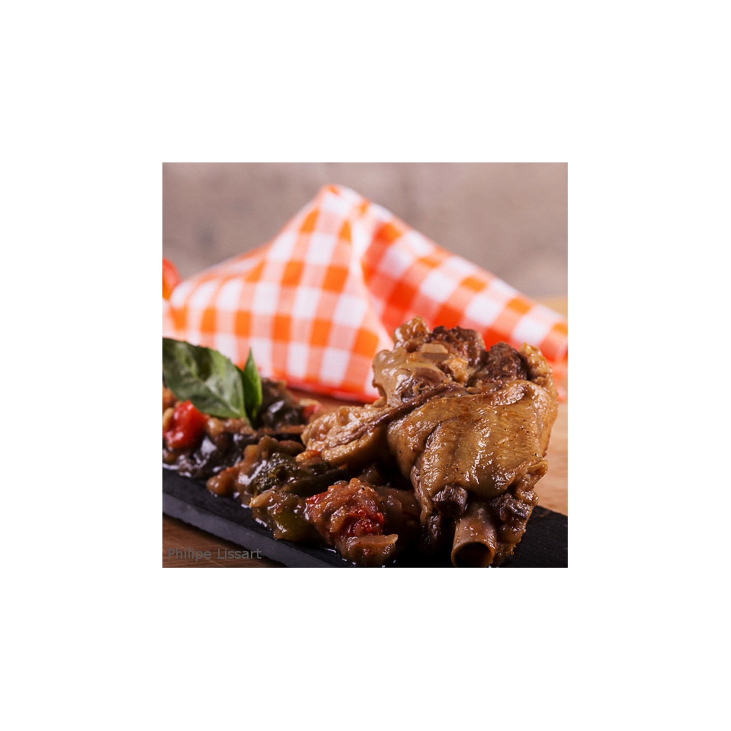 Canard braisé aux légumes de l'été