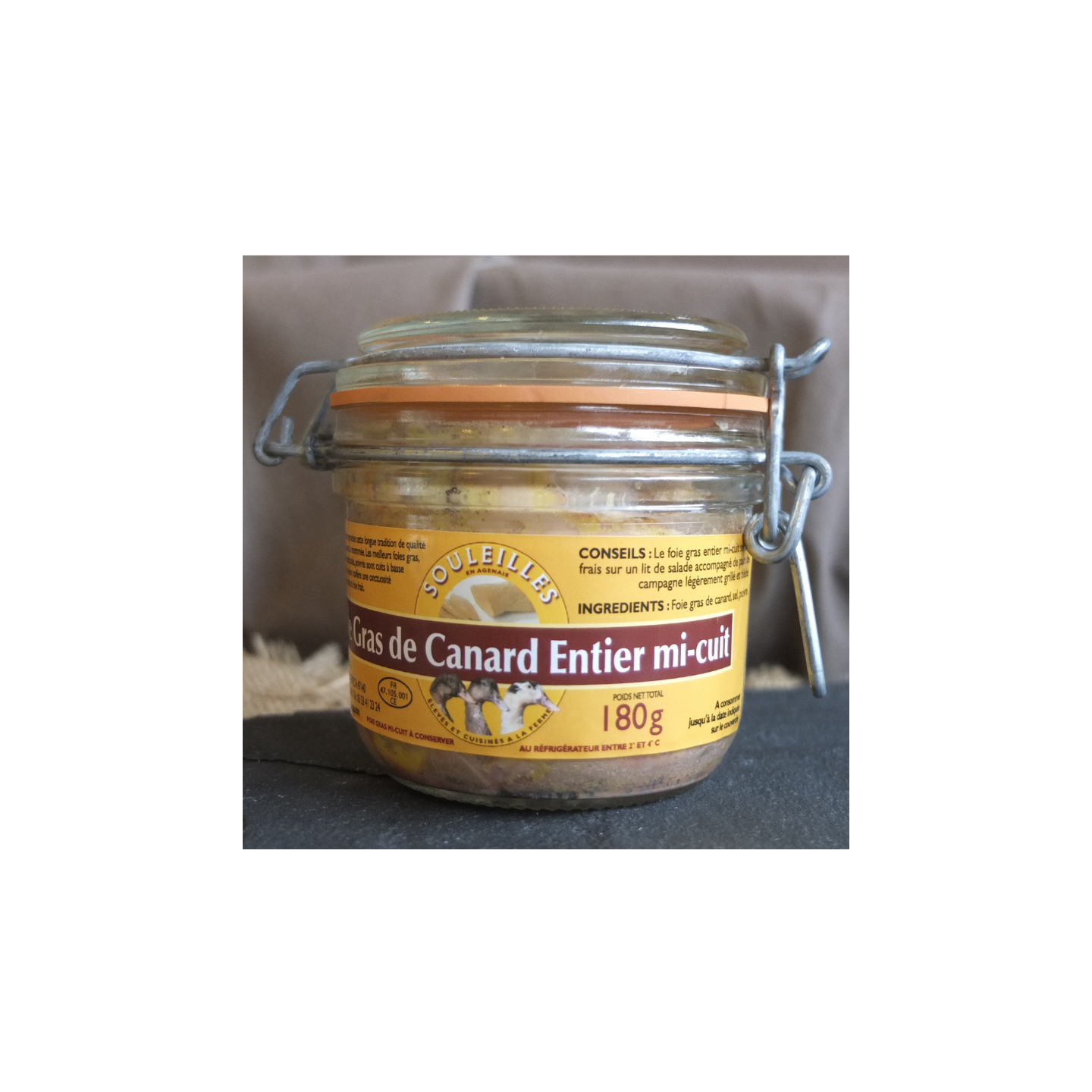Foie Gras Entier Mi-cuit 180 g