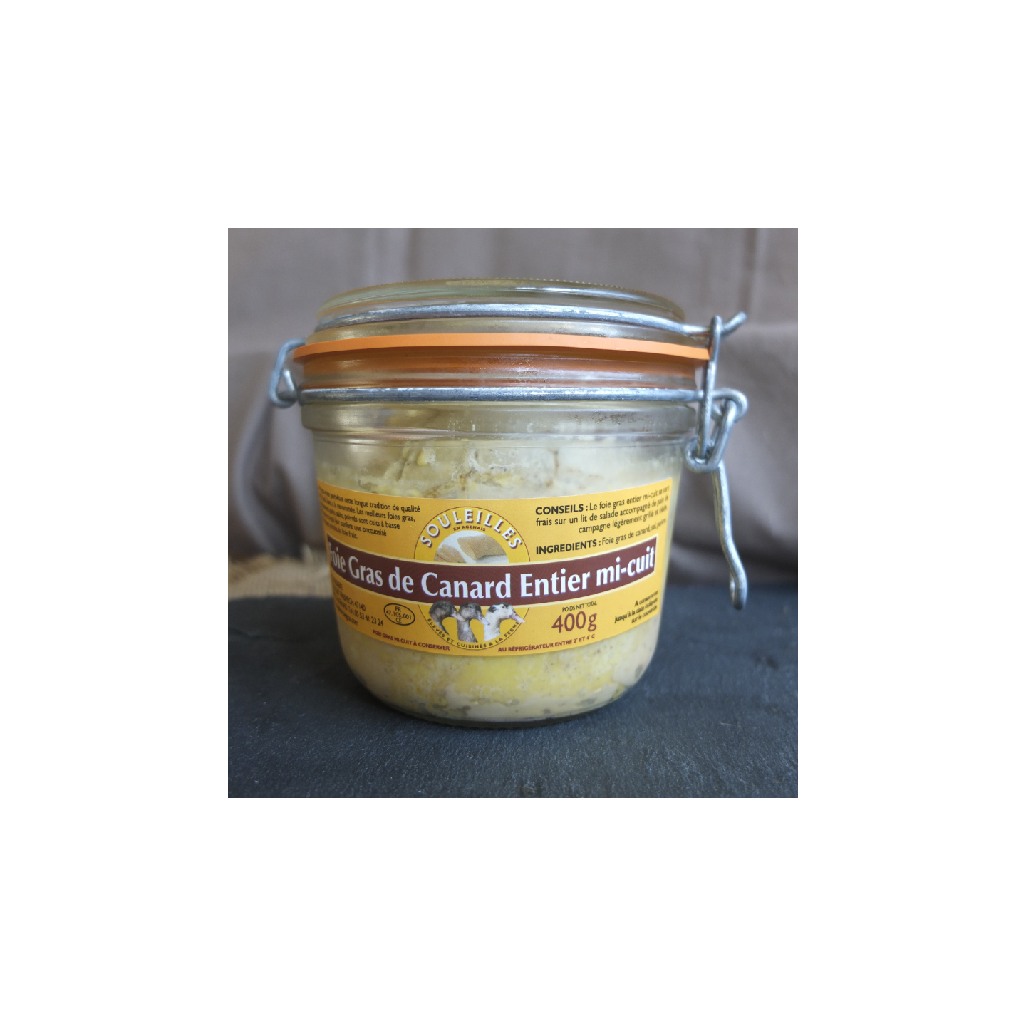 Foie Gras Entier Mi-cuit 400g