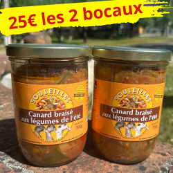 Canard braisé aux légumes...