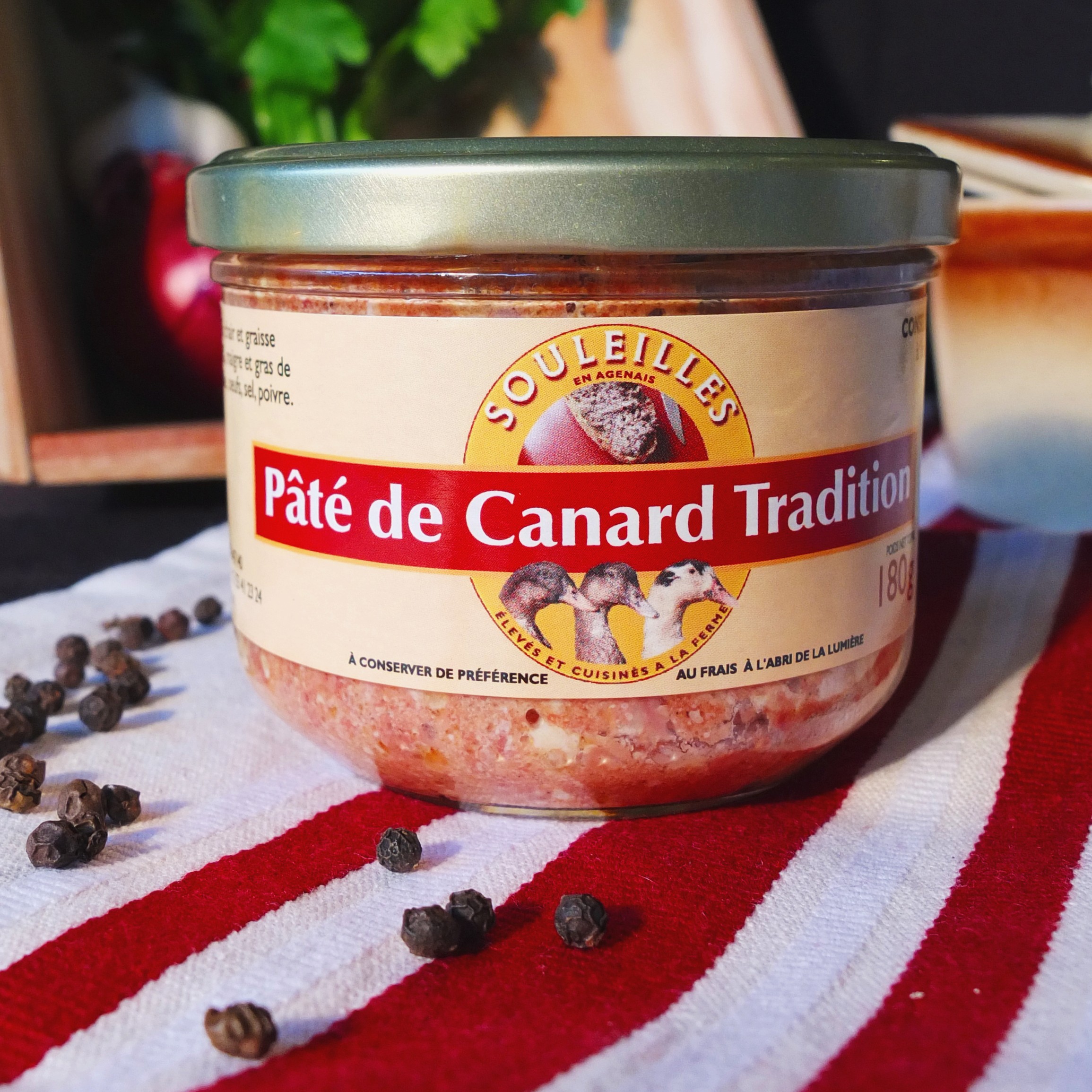Traditional Duck pâté 180g Souleilles